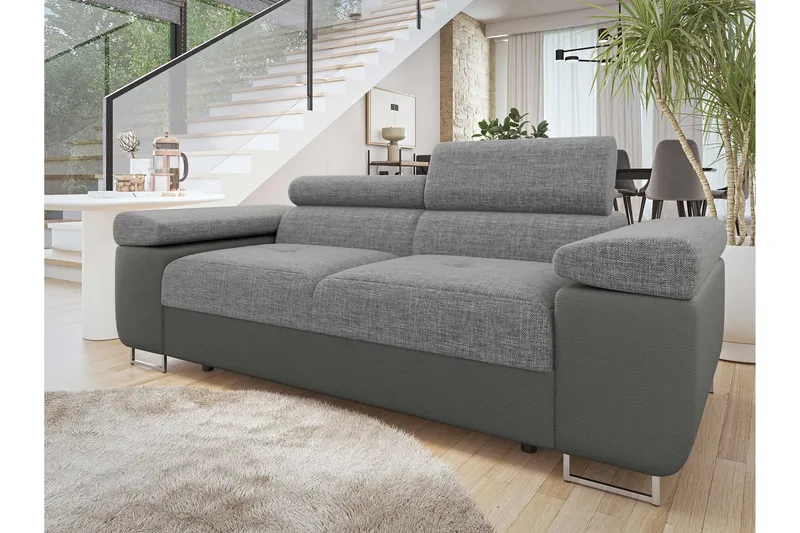 Gabina Sofa 2-seter - Beige/Grå - Møbler - Sofaer - Skinnsofaer