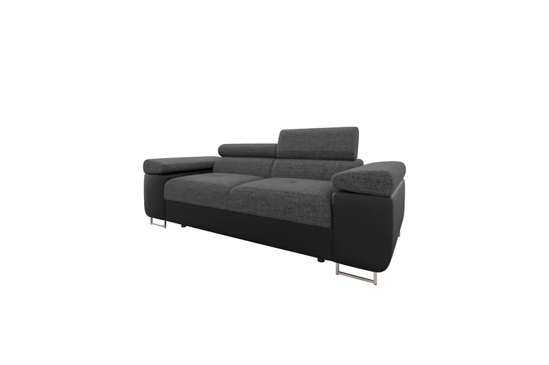 Gabina Sofa 2-seter - Svart/Grå - Møbler - Sofaer - Skinnsofaer