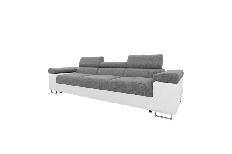 Gabina Sofa 3-seter, Hvit/Grå