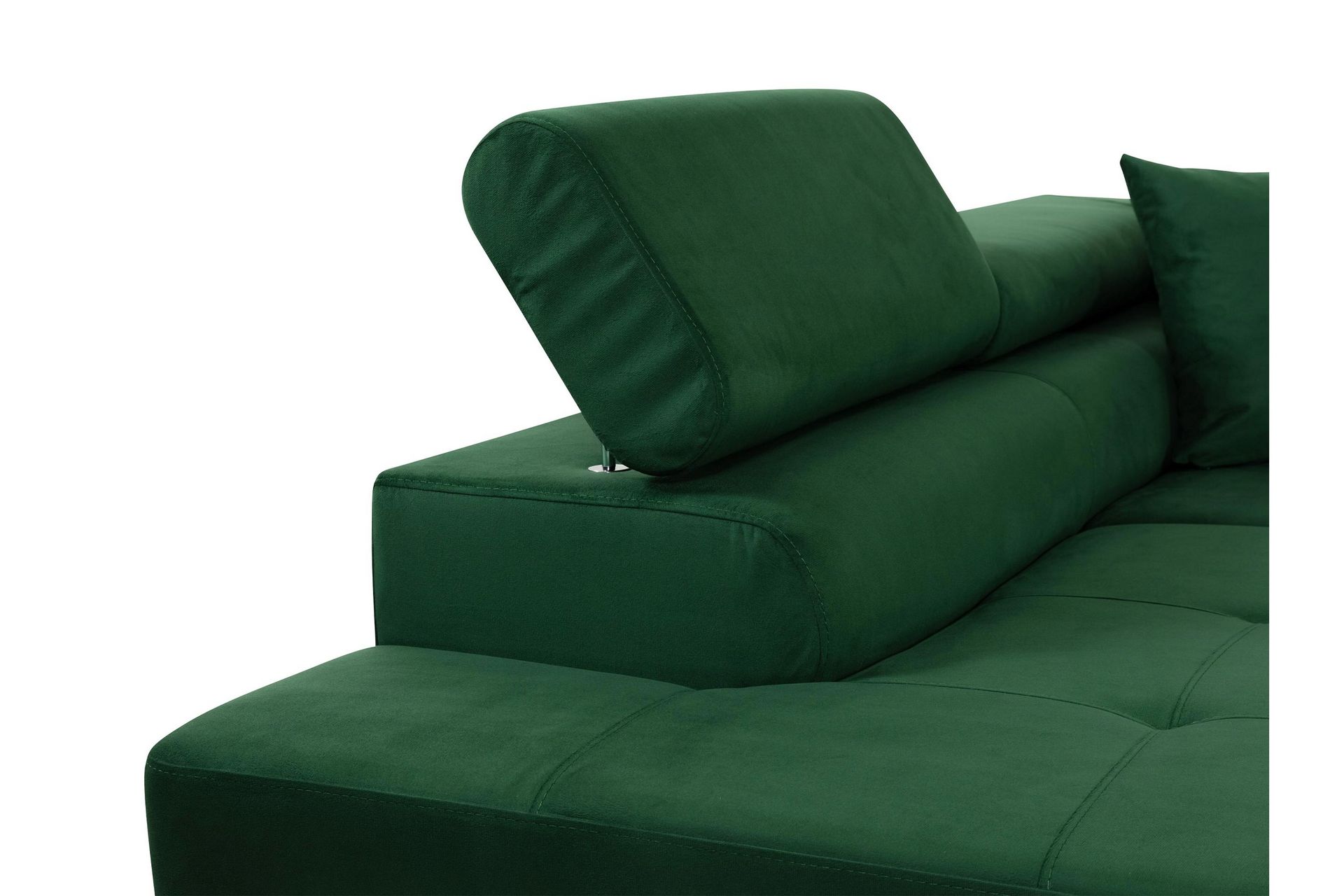 Gabina Sofa med Divan og Sjeselong 4-seter - Hvit/Grå - Møbler - Sofaer - Skinnsofaer