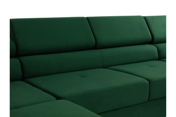 Gabina Sofa med Divan og Sjeselong 4-seter - Hvit/Grå - Møbler - Sofaer - Skinnsofaer
