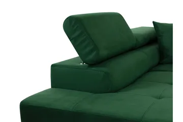 Gabina Sofa med Divan og Sjeselong 4-seter - Hvit/Grå - Møbler - Sofaer - Skinnsofaer