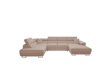 Gabina Sofa med Divan og Sjeselong 4-seter