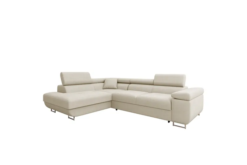 Gabina Sofa med Sjeselong 3-seter - Beige - Møbler - Sofaer - Sofa med sjeselong