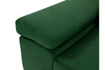 Gabina Sofa med Sjeselong 3-seter - Grønn - Møbler - Sofaer - Sovesofaer