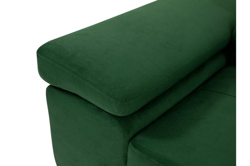 Gabina Sofa med Sjeselong 3-seter - Svart - Møbler - Sofaer - Sofa med sjeselong
