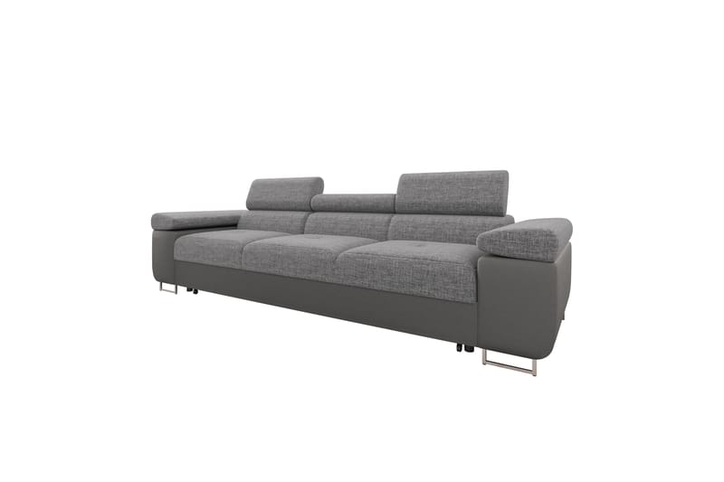 Gabina Sovesofa 3-seter i Kunstlær - Grå - Møbler - Sofaer - Sovesofaer