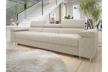 Gabina Sovesofa 3-seter i Manchester - Beige - Møbler - Sofaer - Sovesofaer