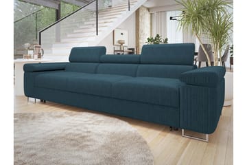 Gabina Sovesofa 3-seter i Manchester - Blå - Møbler - Sofaer - Sovesofaer