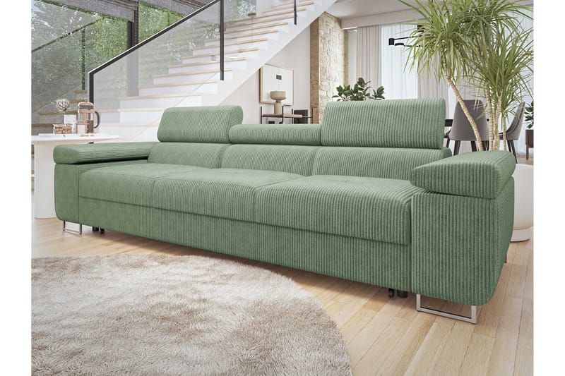 Gabina Sovesofa 3-seter i Manchester - Grønn - Møbler - Sofaer - Sovesofaer