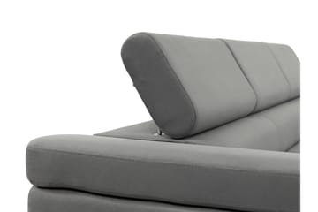 Gabina Sovesofa 3-seter i Plysj - Blå - Møbler - Sofaer - Sovesofaer