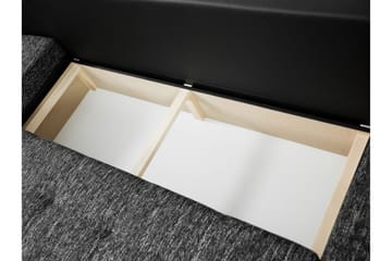 Gamal Sofa Dobbeldivan 4-seter - Svart - Møbler - Sofaer - U-sofa