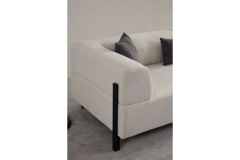 Gio 3-seters Sofa - Hvit - Møbler - Sofaer - Sofa 3 seter