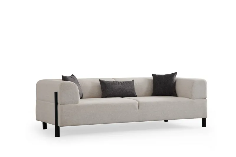 Gio 3-seters Sofa, Hvit