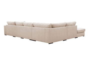 Grande 5-seters Sofa med Sjeselong Venstre - Beige Manchester - Møbler - Sofaer - Sofa med sjeselong