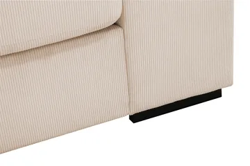 Grande 5-seters Sofa med Sjeselong Venstre - Beige Manchester - Møbler - Sofaer - Sofa med sjeselong
