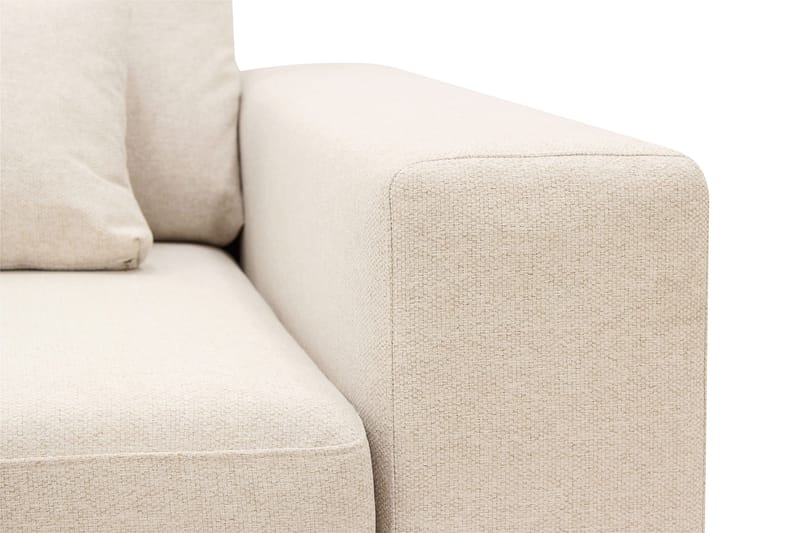 Grande 5-seters Sofa med Sjeselong Venstre - Beige Stoff - Møbler - Sofaer - Sofa med sjeselong