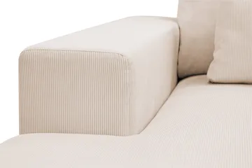 Grande 5-seters U-Sofa med Divan Venstre - Beige Manchester - Møbler - Sofaer - U-sofa