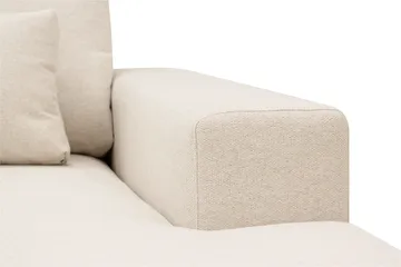 Grande 6-seters U-Sofa med Divan Høyre - Beige Stoff - Møbler - Sofaer - U-sofa