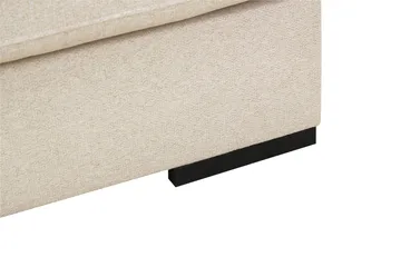 Grande 6-seters U-Sofa med Divan Høyre - Beige Stoff - Møbler - Sofaer - U-sofa