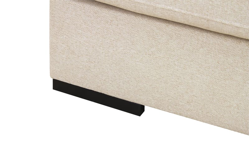 Grande 6-seters U-Sofa med Divan Venstre - Beige Stoff - Møbler - Sofaer - U-sofa