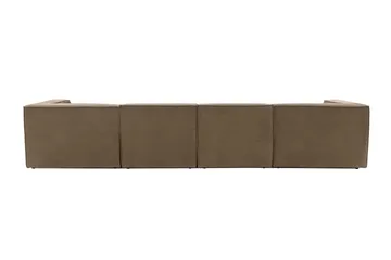 Gregor Sofa med Sjeselong 4-seter - Brun - Møbler - Sofaer - Sofa med sjeselong