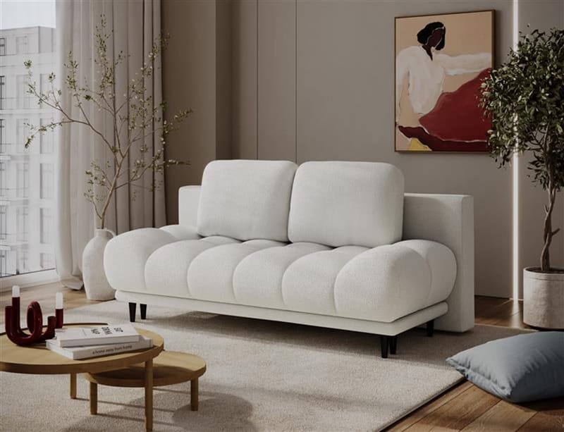Guavio 2-seters Bubblig sovesofa med oppbevaring - Paolli 01 - Møbler - Sofaer - Sovesofaer