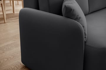 Hadson 3-seter Sofa med Sjeselong - Mørk grå - Møbler - Sofaer - Sofa med sjeselong