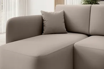 Hadson 3-seters Sofa med Divan - Beige - Møbler - Sofaer - Sofa med sjeselong