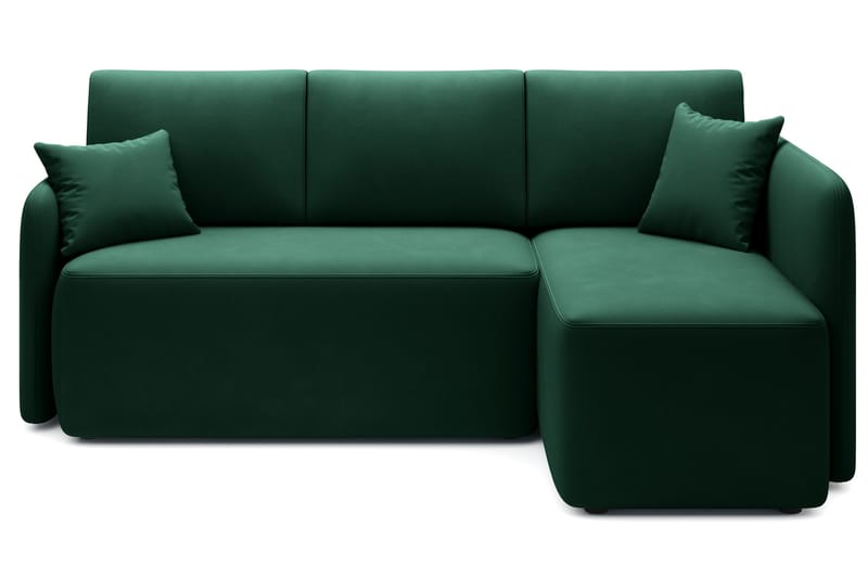 Hadson 3-seters Sofa med Divan, Grønn