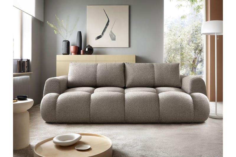 Handu Sovesofa 3-Seter - Grå - Møbler - Sofaer - Sovesofaer