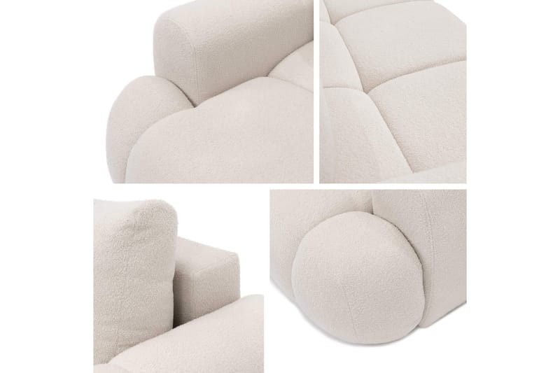 Handu Sovesofa 3-Seter - Grå/Beige - Møbler - Sofaer - Sovesofaer