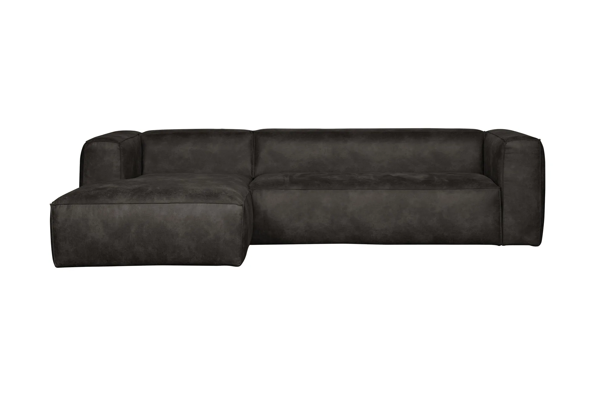 Harlow Divan sofa Venstre Ekte lær - Svart