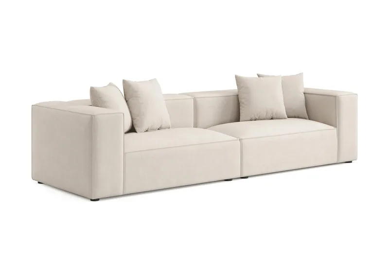 Havana 3-seters Lav Sofa - Beige - Møbler - Sofaer - Sofa 3 seter