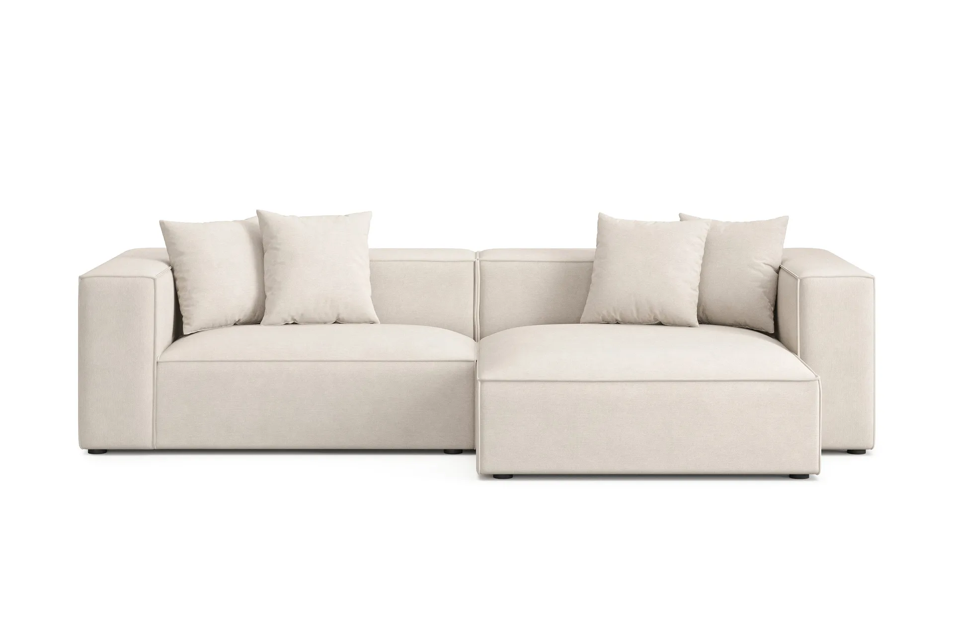 Havana 3-seters Lav Sofa med vendbar divan - Beige