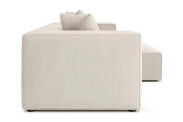 Havana lav 3-seters sofa med vendbar sjeselong - Beige - Møbler - Sofaer - Sofa med sjeselong