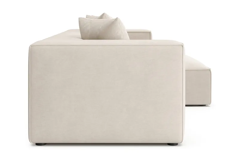 Havana lav 3-seters sofa med vendbar sjeselong - Beige - Møbler - Sofaer - Sofa med sjeselong