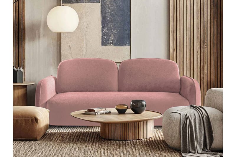 Hemanti Sovesofa 2-Seter - Rosa - Møbler - Sofaer - Sovesofaer