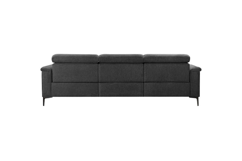 Hjørnesofa 3-seter Lund Antrasitt, Belfast-stoff, Venstre Elektrisk Recliner - Antrasitt, Belfast-stoff, Venstre Elektrisk Recliner - Møbler - Sofaer - Reclinersofaer