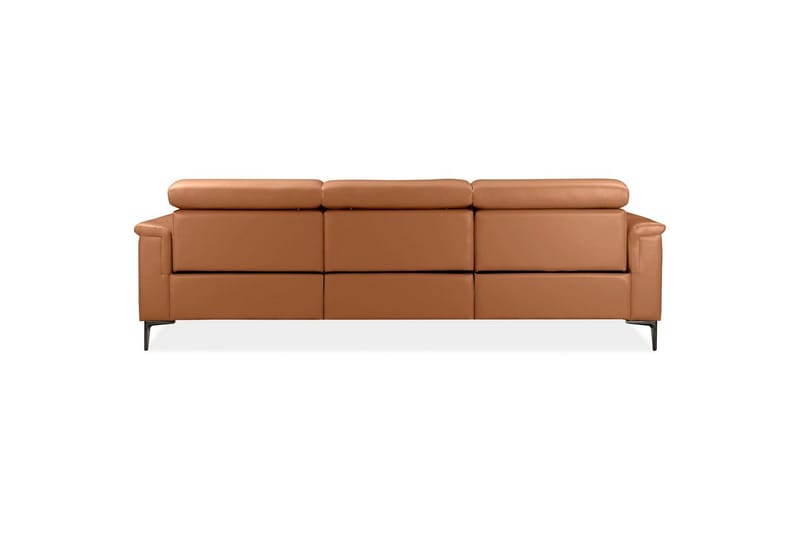 Hjørnesofa 3-seter Lund Kognac, PU, Høyre Elektrisk Recliner - Kognac, PU, Høyre Elektrisk Recliner - Møbler - Sofaer - Reclinersofaer