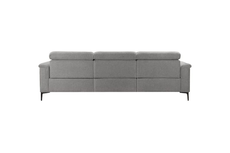 Hjørnesofa 3-seter Lund Lys grå, Belfast-stoff, Venstre Elektrisk Recliner - Lys grå, Belfast-stoff, Venstre Elektrisk Recliner - Møbler - Sofaer - Reclinersofaer