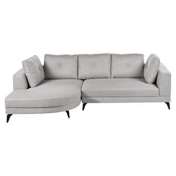 Hjørnesofa 3-seter Marum høyrevendt - Grå - Møbler - Sofaer - Sofa med sjeselong