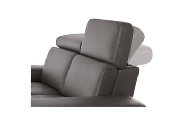Hjørnesofa 3-seter Rayland Brun, Lær/PU, Venstre Elektrisk Recliner - Brun, Lær/PU, Venstre Elektrisk Recliner - Møbler - Sofaer - Skinnsofaer