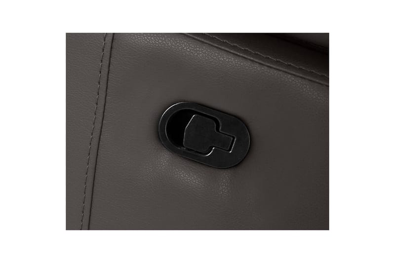 Hjørnesofa 3-seter Rayland Brun, PU, Venstre Manuell Recliner - Brun, PU, Venstre Manuell Recliner - Møbler - Sofaer - Skinnsofaer