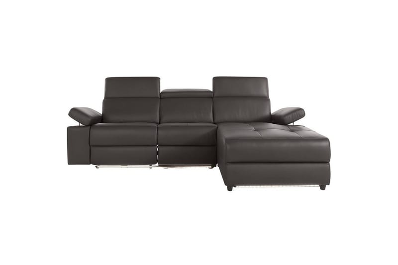 Hjørnesofa 3-seter Rayland Brun, PU, Høyre Elektrisk Recliner - Brun, PU, Høyre Elektrisk Recliner - Møbler - Sofaer - Skinnsofaer