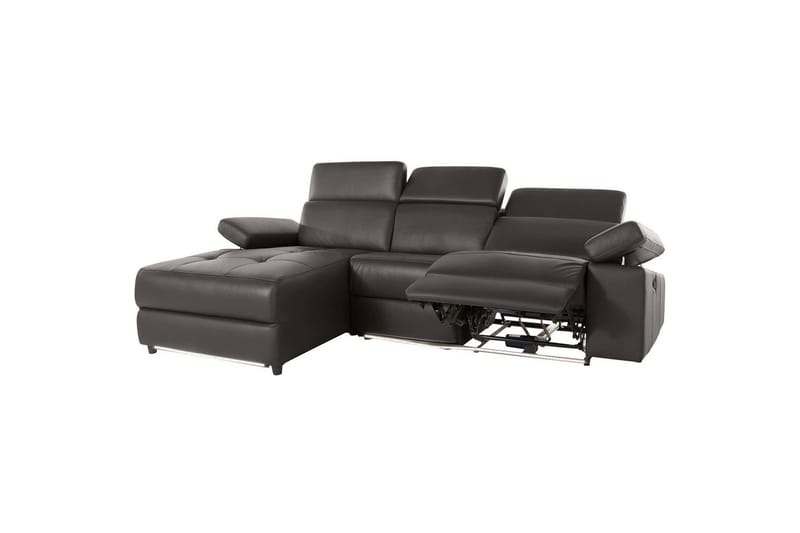 Hjørnesofa 3-seter Rayland Brun, PU, Venstre Manuell Recliner - Brun, PU, Venstre Manuell Recliner - Møbler - Sofaer - Reclinersofaer