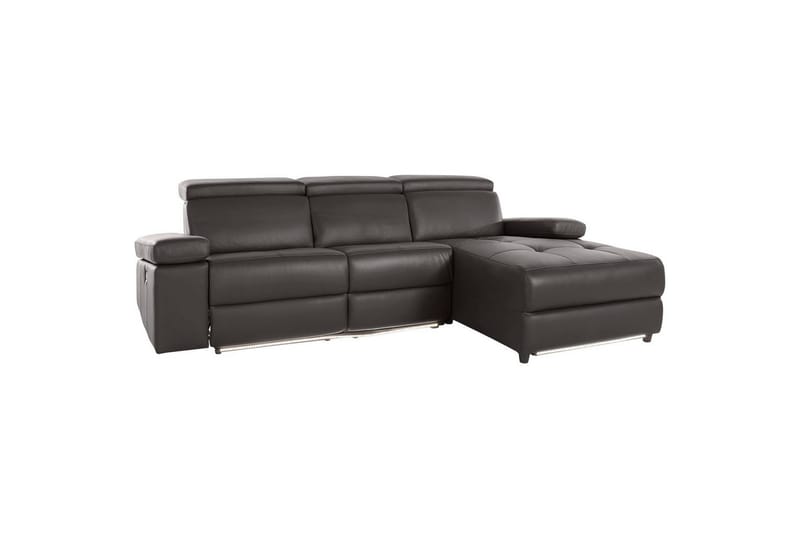 Hjørnesofa 3-seter Rayland Brun, PU, Høyre Elektrisk Recliner - Brun, PU, Høyre Elektrisk Recliner - Møbler - Sofaer - Reclinersofaer