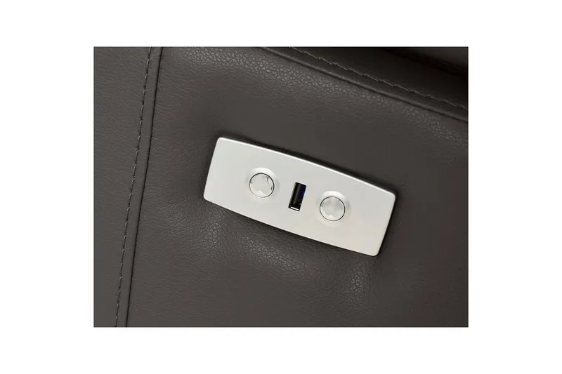 Hjørnesofa 3-seter Rayland Brun, PU, Venstre Elektrisk Recliner - Brun, PU, Venstre Elektrisk Recliner - Møbler - Sofaer - Skinnsofaer