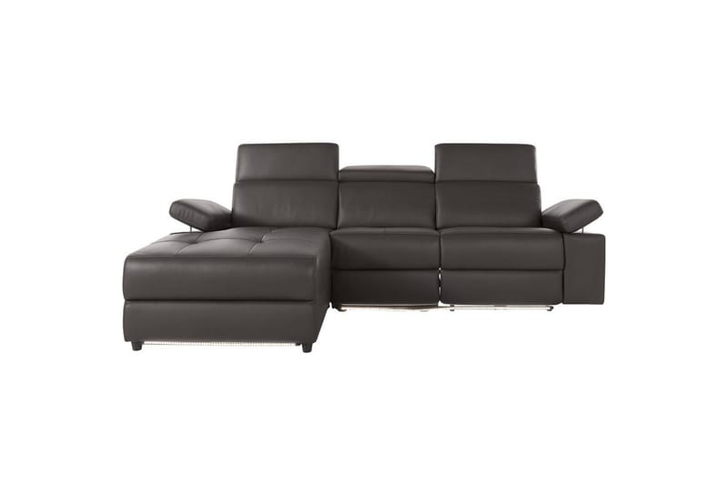 Hjørnesofa 3-seter Rayland Brun, PU, Venstre Elektrisk Recliner - Brun, PU, Venstre Elektrisk Recliner - Møbler - Sofaer - Skinnsofaer