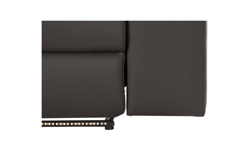 Hjørnesofa 3-seter Rayland Brun, PU, Venstre Elektrisk Recliner - Brun, PU, Venstre Elektrisk Recliner - Møbler - Sofaer - Skinnsofaer